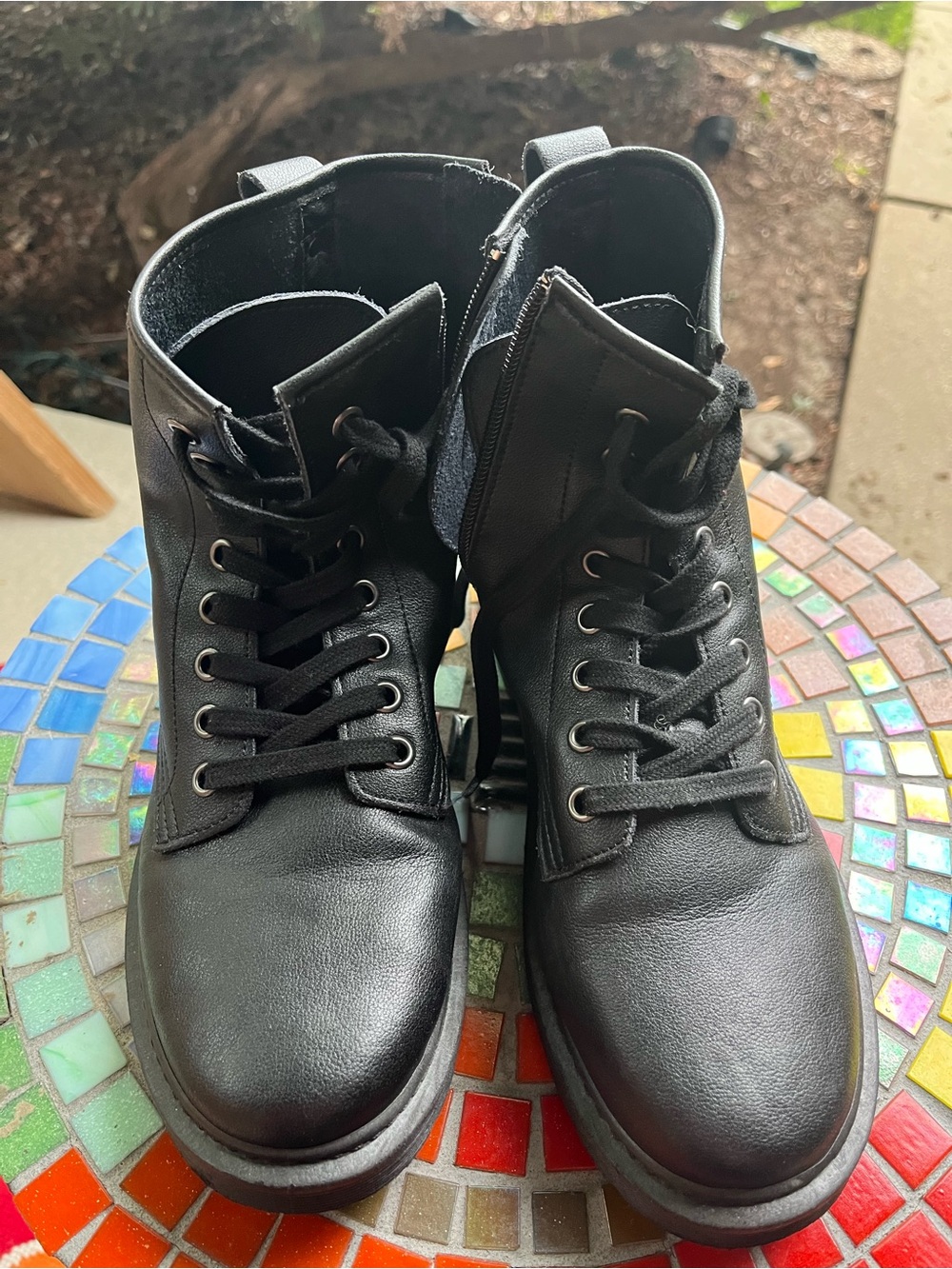 Steve Madden Leather Upper Boots